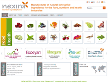 Tablet Screenshot of nexira.com